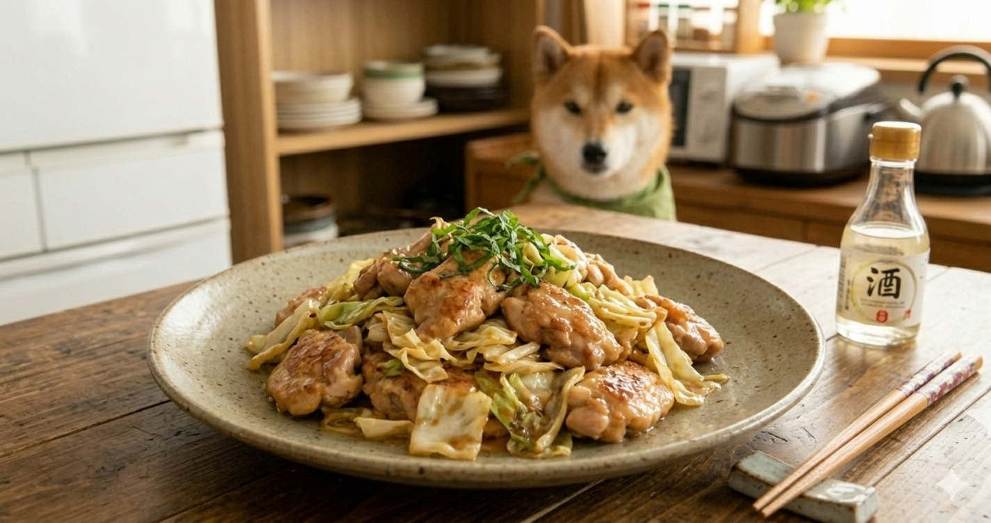 鶏むね肉とキャベツの味噌マヨ炒め|節約で作れる簡単おかず